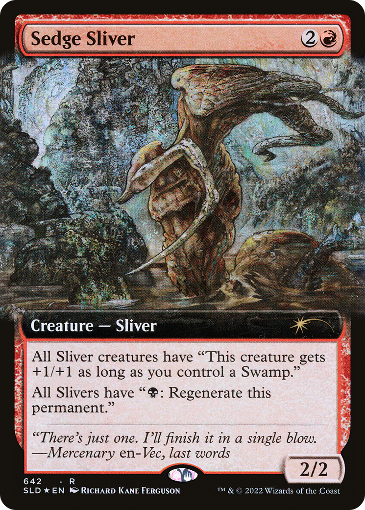 Sedge Sliver (Extended Art) [Secret Lair Drop Promos] | Shuffle n Cut Hobbies & Games