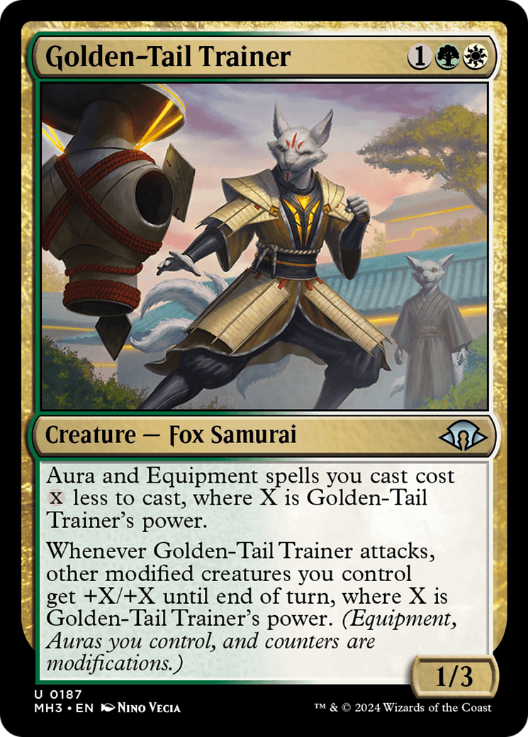 Golden-Tail Trainer [Modern Horizons 3] | Shuffle n Cut Hobbies & Games