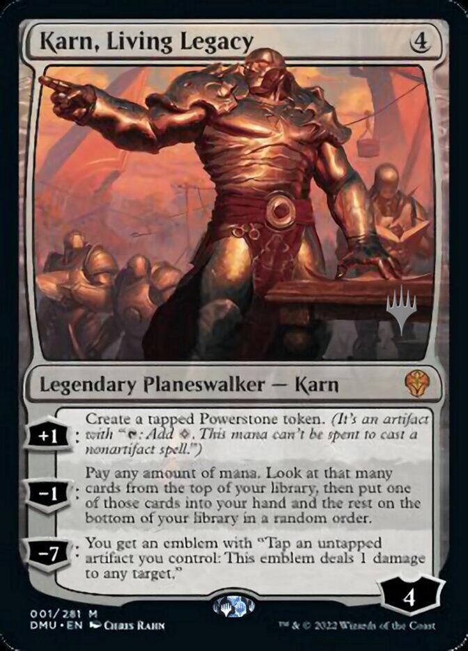 Karn, Living Legacy (Promo Pack) [Dominaria United Promos] | Shuffle n Cut Hobbies & Games