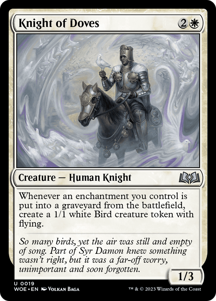 Knight of Doves [Wilds of Eldraine] | Shuffle n Cut Hobbies & Games