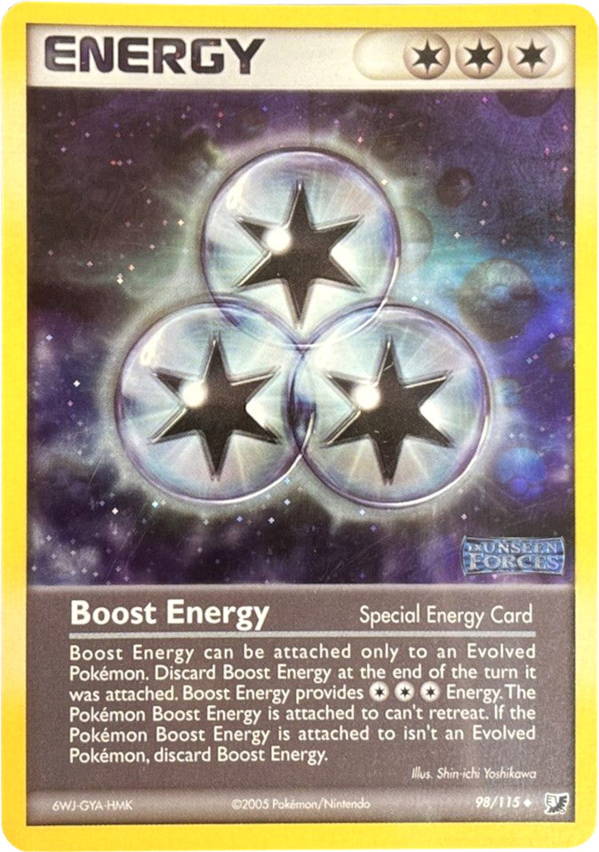 Boost Energy (98/115) (Stamped) [EX: Unseen Forces] | Shuffle n Cut Hobbies & Games