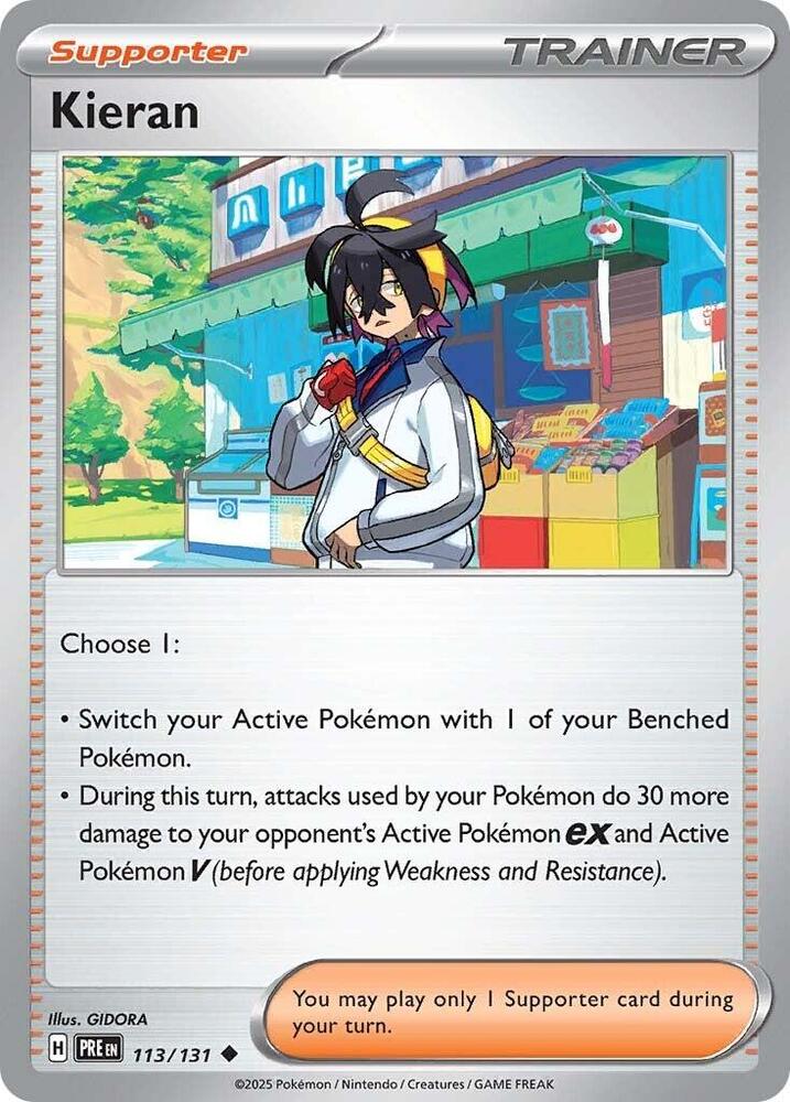 Kieran (113/131) [Scarlet & Violet: Prismatic Evolutions] | Shuffle n Cut Hobbies & Games