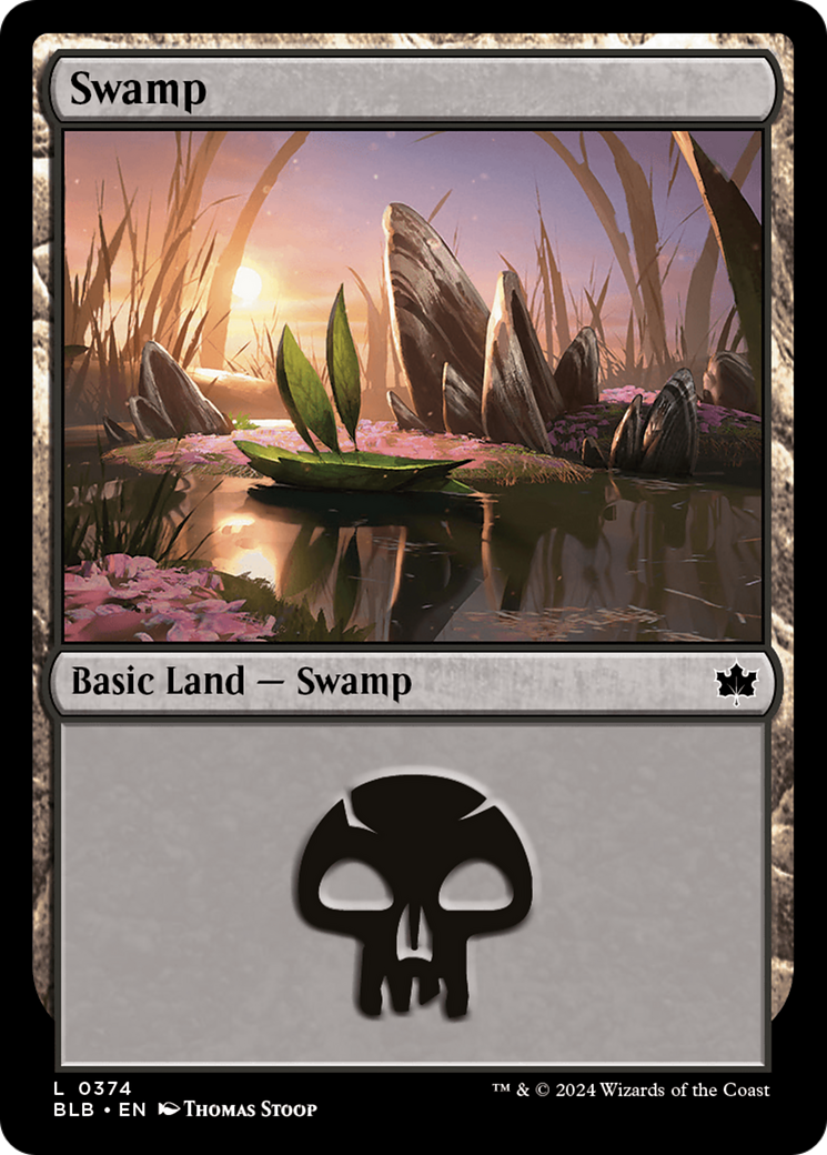 Swamp (0374) [Bloomburrow] | Shuffle n Cut Hobbies & Games