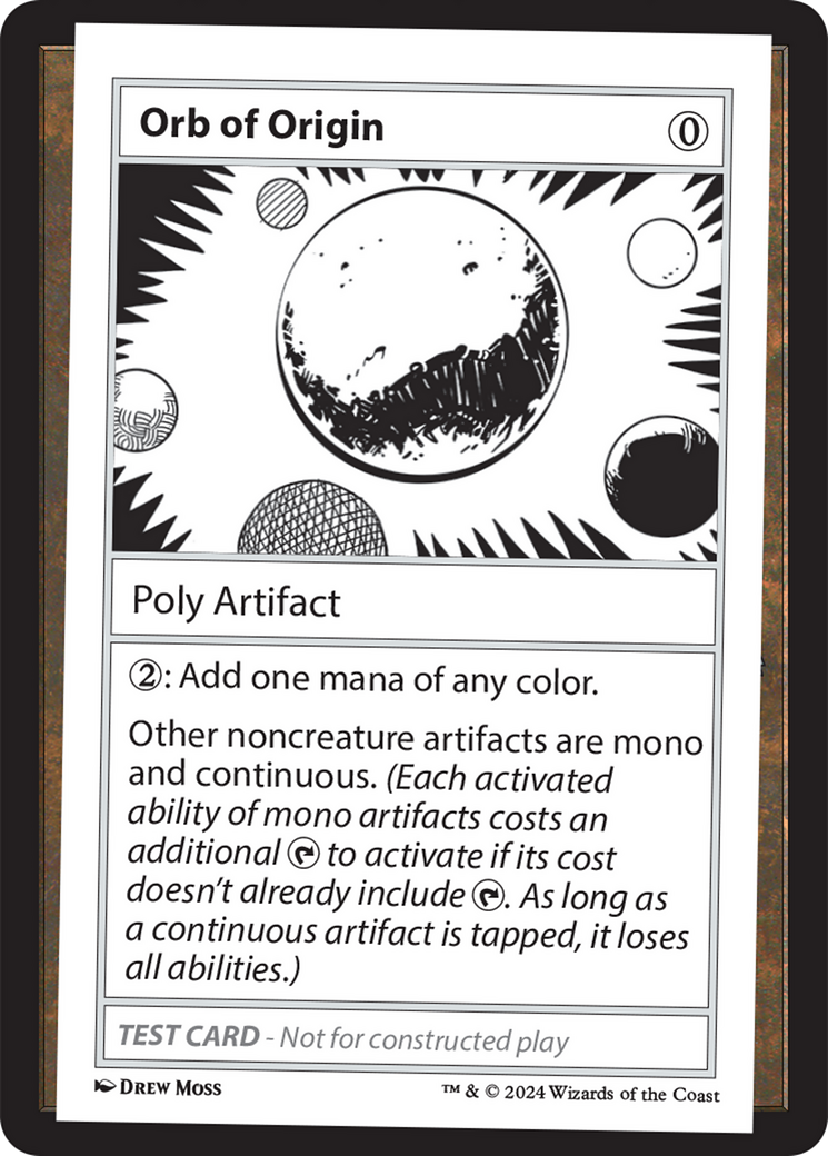 Orb of Origin [Mystery Booster 2 Playtest Cards] | Shuffle n Cut Hobbies & Games