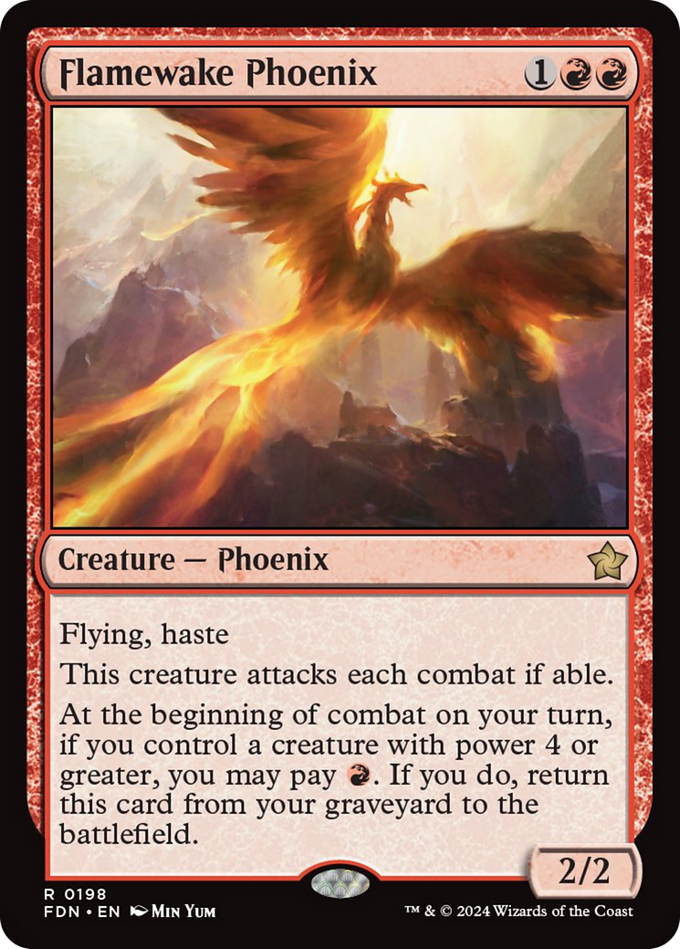 Flamewake Phoenix [Foundations] | Shuffle n Cut Hobbies & Games