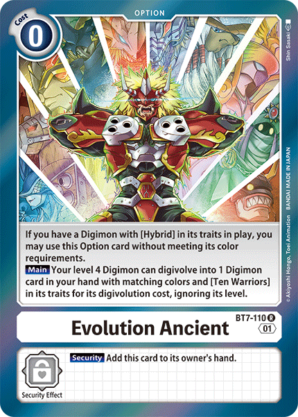 Evolution Ancient [BT7-110] [Next Adventure] | Shuffle n Cut Hobbies & Games