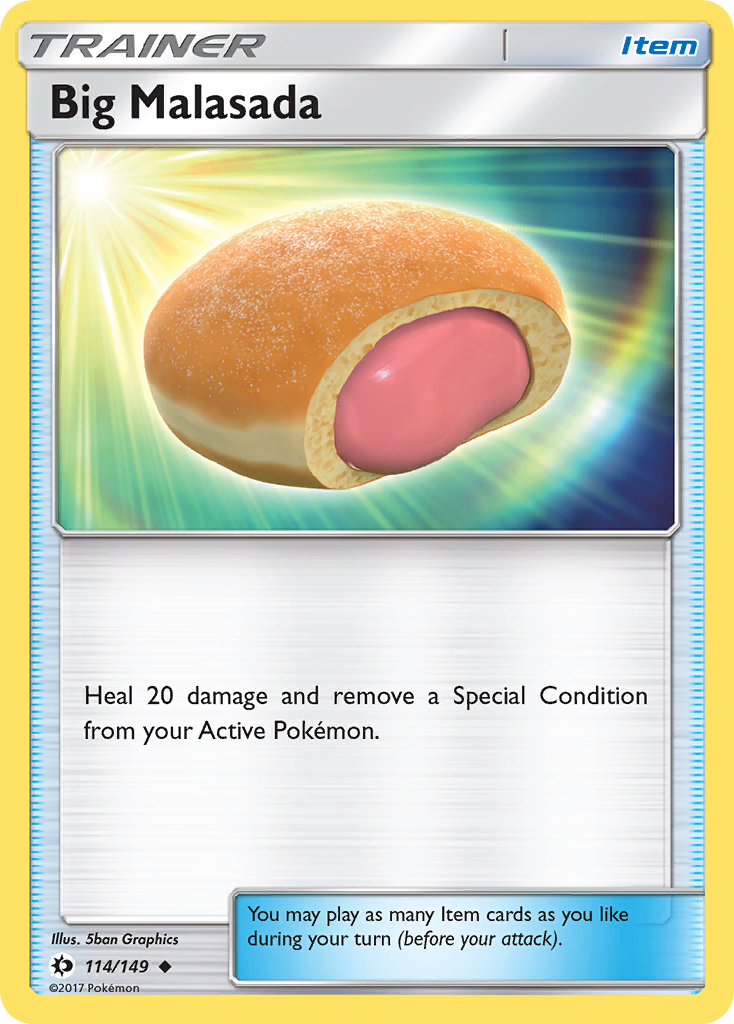 Big Malasada (114/149) [Sun & Moon: Base Set] | Shuffle n Cut Hobbies & Games