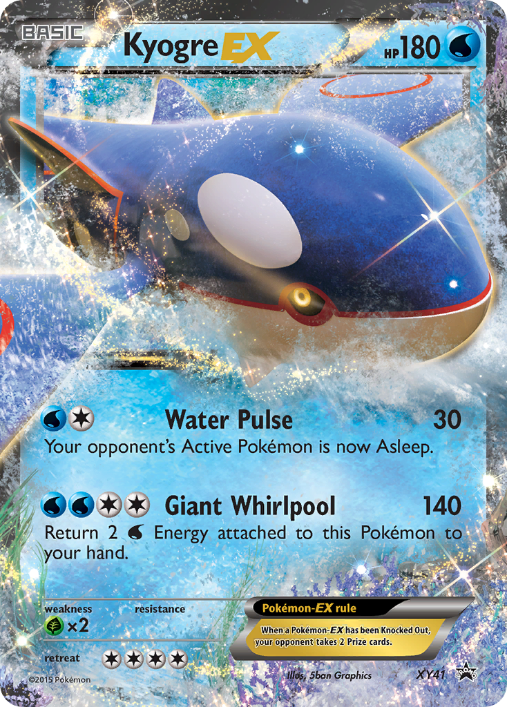 Kyogre EX (XY41) [XY: Black Star Promos] | Shuffle n Cut Hobbies & Games