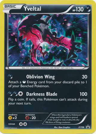 Yveltal (XY06) (Jumbo Card) [XY: Black Star Promos] | Shuffle n Cut Hobbies & Games