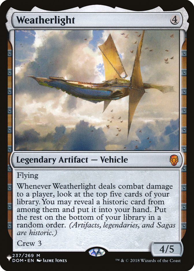 Weatherlight [The List] | Shuffle n Cut Hobbies & Games