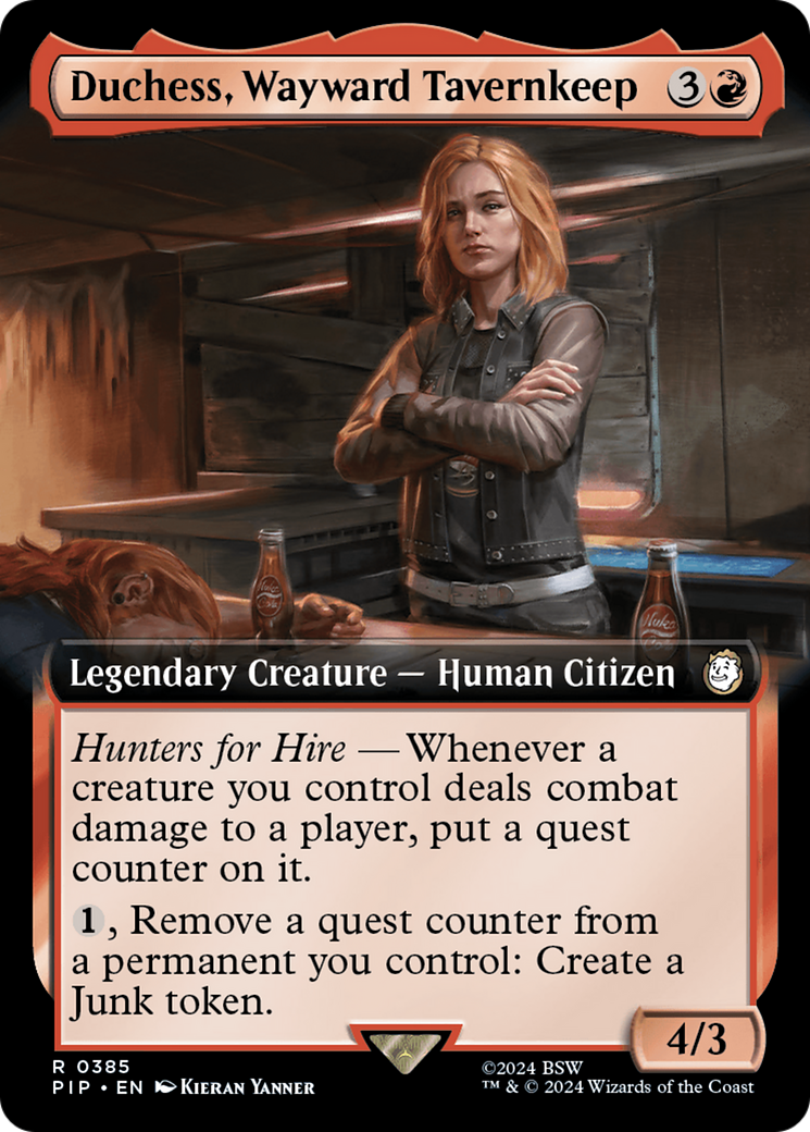 Duchess, Wayward Tavernkeep (Extended Art) [Fallout] | Shuffle n Cut Hobbies & Games