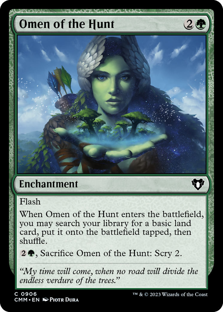 Omen of the Hunt [Commander Masters] | Shuffle n Cut Hobbies & Games