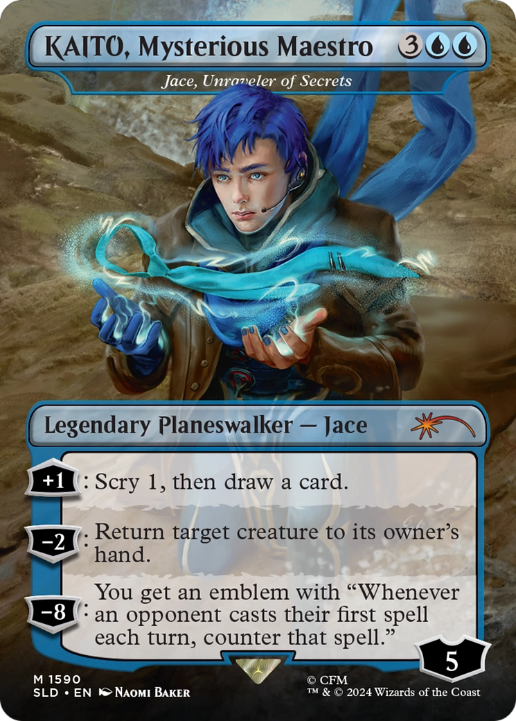 KAITO, Mysterious Maestro - Jace, Unraveler of Secrets [Secret Lair Drop Series] | Shuffle n Cut Hobbies & Games