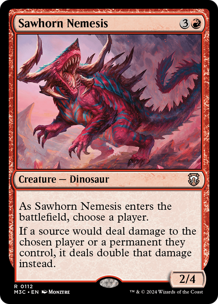 Sawhorn Nemesis [Modern Horizons 3 Commander] | Shuffle n Cut Hobbies & Games