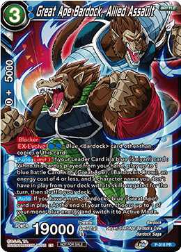 Great Ape Bardock, Allied Assault (P-318) [Tournament Promotion Cards] | Shuffle n Cut Hobbies & Games