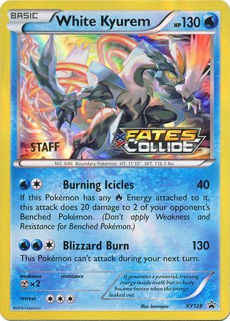 White Kyurem (XY128) (Staff) [XY: Black Star Promos] | Shuffle n Cut Hobbies & Games