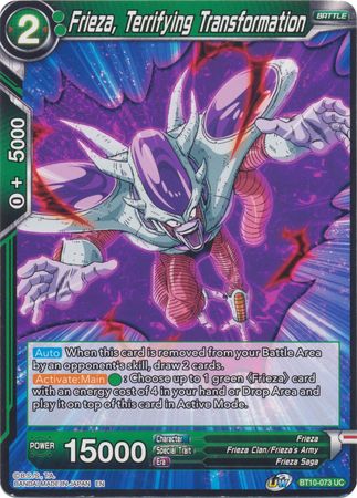 Frieza, Terrifying Transformation (BT10-073) [Rise of the Unison Warrior 2nd Edition] | Shuffle n Cut Hobbies & Games