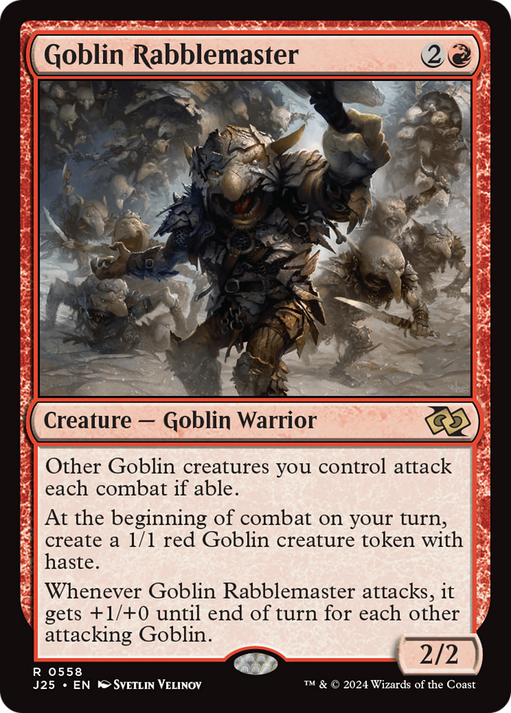 Goblin Rabblemaster [Foundations Jumpstart] | Shuffle n Cut Hobbies & Games