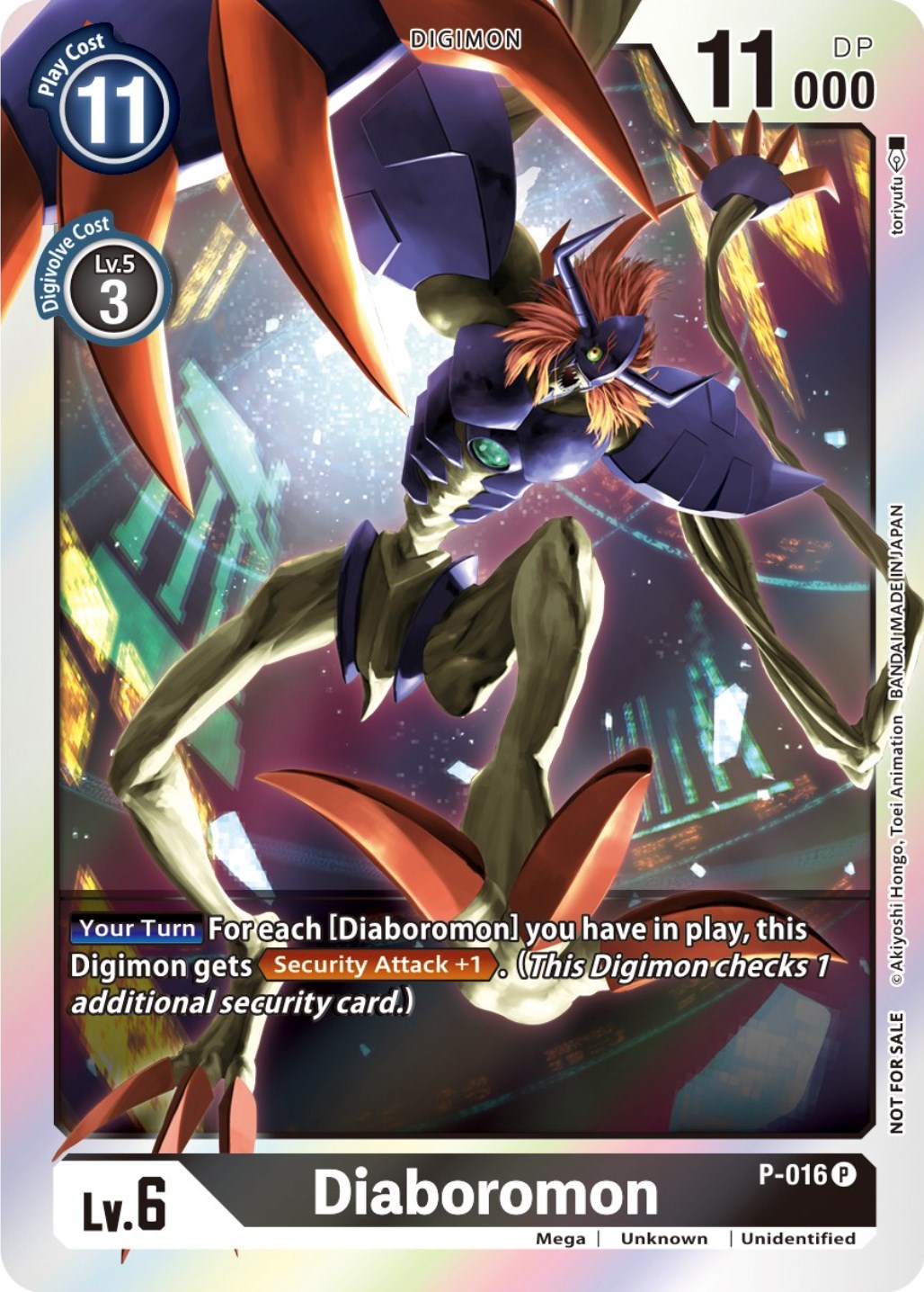 Diaboromon [P-016] (Event Pack 3) [Promotional Cards] | Shuffle n Cut Hobbies & Games