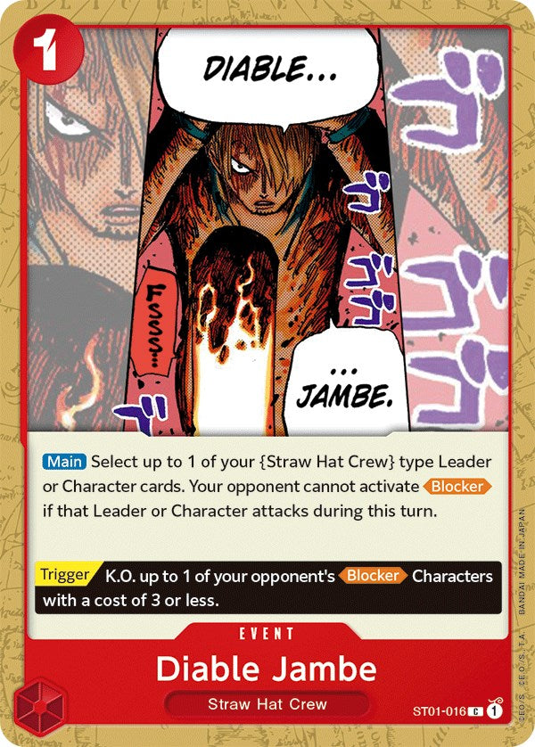 Diable Jambe [Starter Deck: Straw Hat Crew] | Shuffle n Cut Hobbies & Games