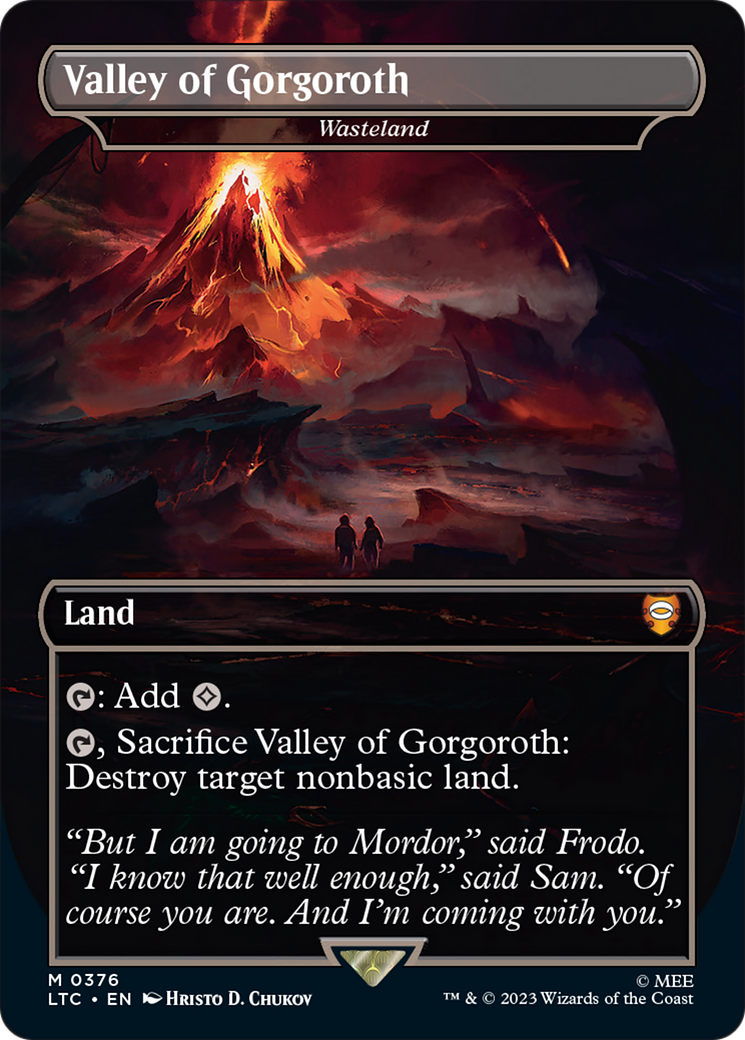 Valley of Gorgoroth - Wasteland [The Lord of the Rings: Tales of Middle-Earth Commander] | Shuffle n Cut Hobbies & Games