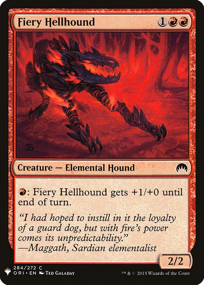 Fiery Hellhound [Mystery Booster] | Shuffle n Cut Hobbies & Games