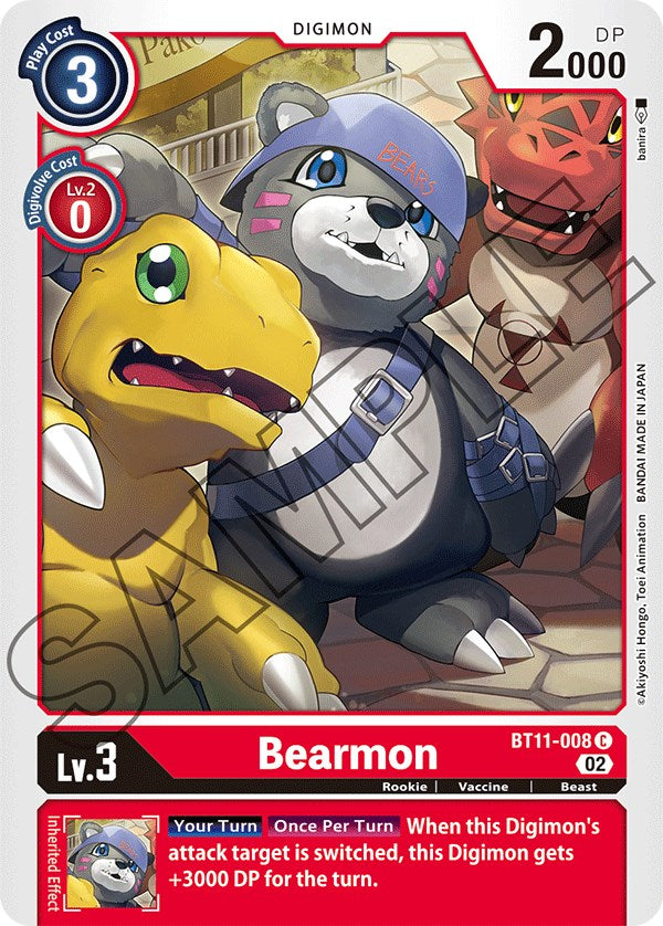 Bearmon [BT11-008] [Dimensional Phase] | Shuffle n Cut Hobbies & Games