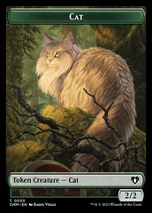 Treasure // Cat (0030) Double-Sided Token [Commander Masters Tokens] | Shuffle n Cut Hobbies & Games