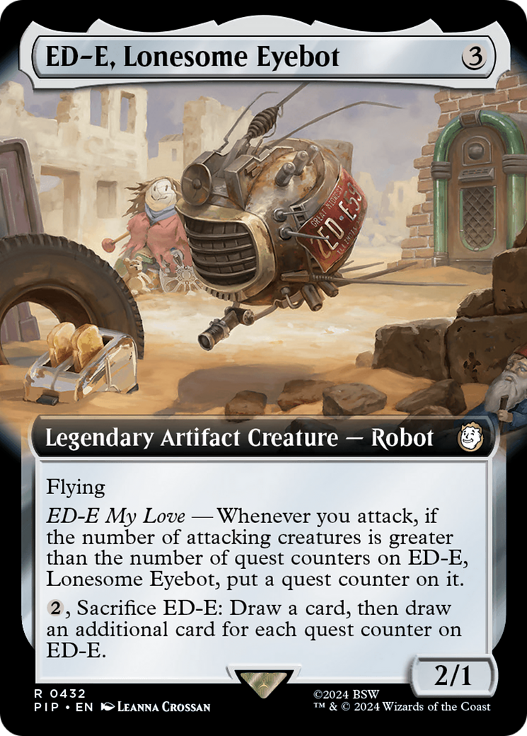 ED-E, Lonesome Eyebot (Extended Art) [Fallout] | Shuffle n Cut Hobbies & Games