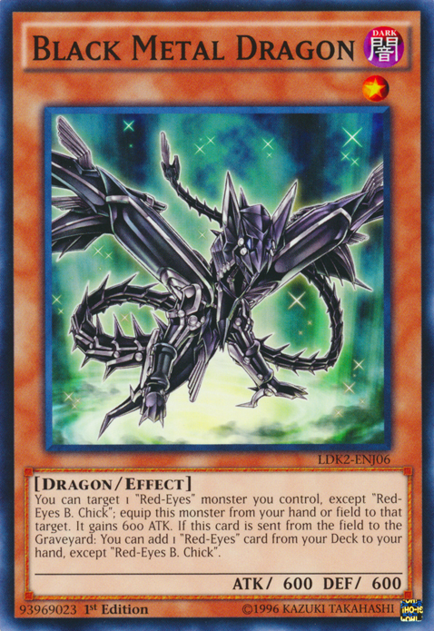 Black Metal Dragon [LDK2-ENJ06] Common | Shuffle n Cut Hobbies & Games