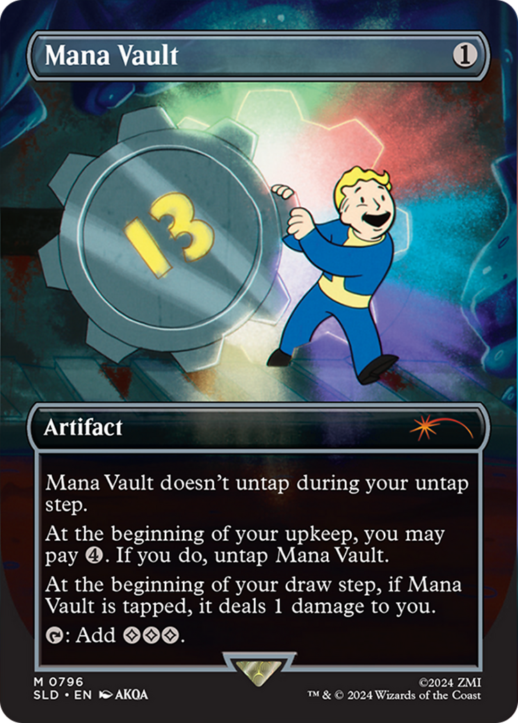 Mana Vault (Rainbow Foil) [Secret Lair Drop Series] | Shuffle n Cut Hobbies & Games