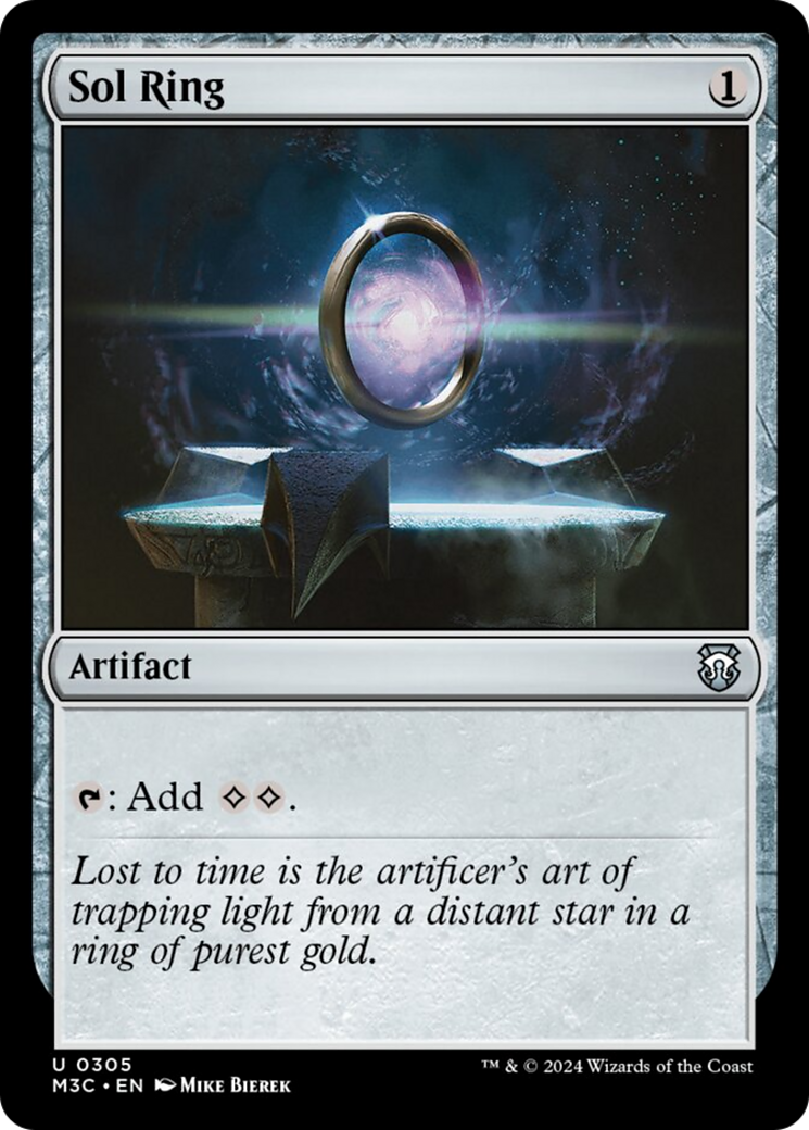 Sol Ring (Ripple Foil) [Modern Horizons 3 Commander] | Shuffle n Cut Hobbies & Games