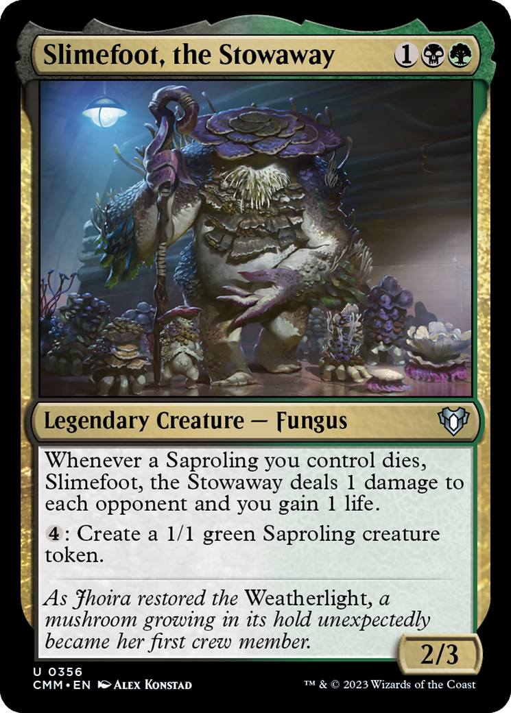 Slimefoot, the Stowaway [Commander Masters] | Shuffle n Cut Hobbies & Games