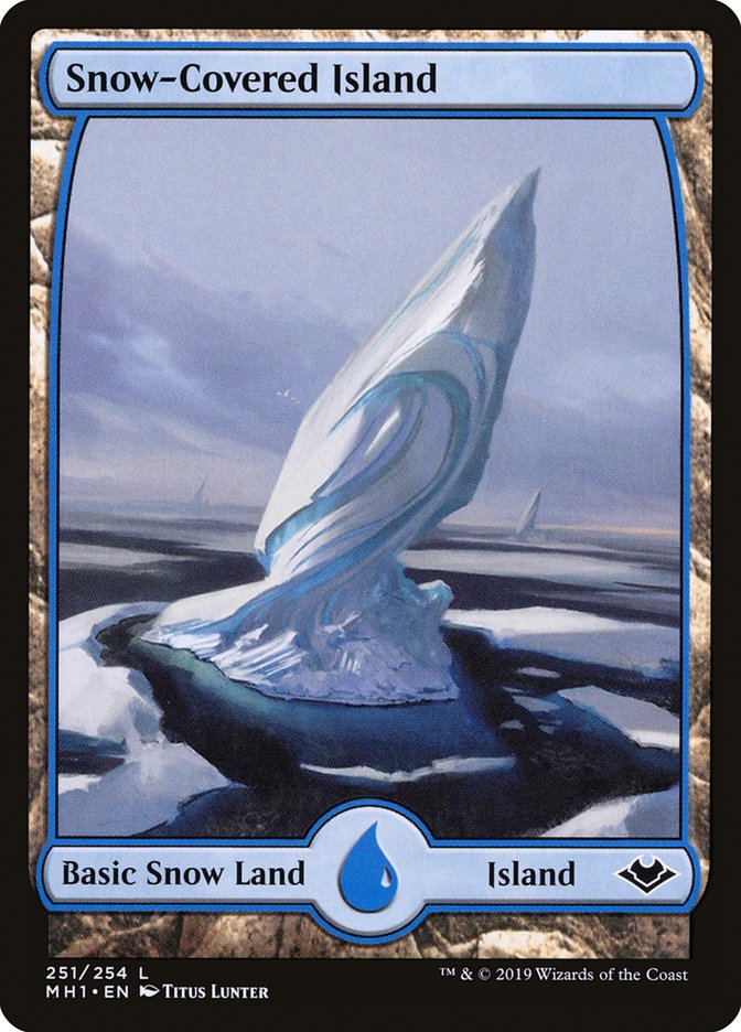 Snow-Covered Island [Modern Horizons] | Shuffle n Cut Hobbies & Games