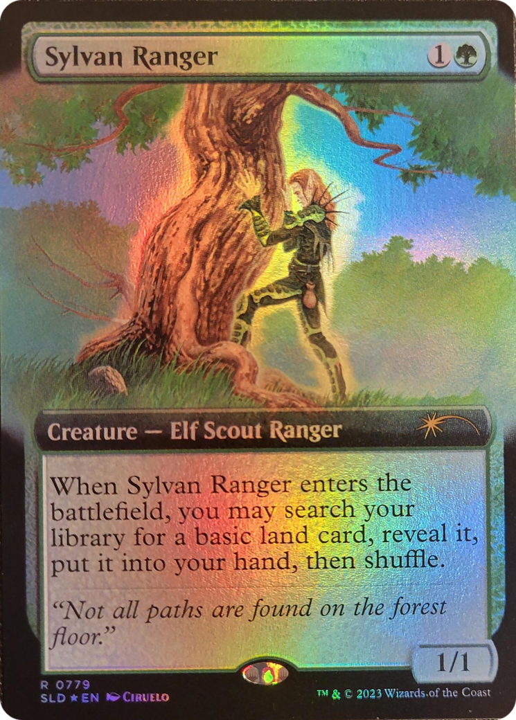 Sylvan Ranger (Extended Art) [Secret Lair Drop Series] | Shuffle n Cut Hobbies & Games