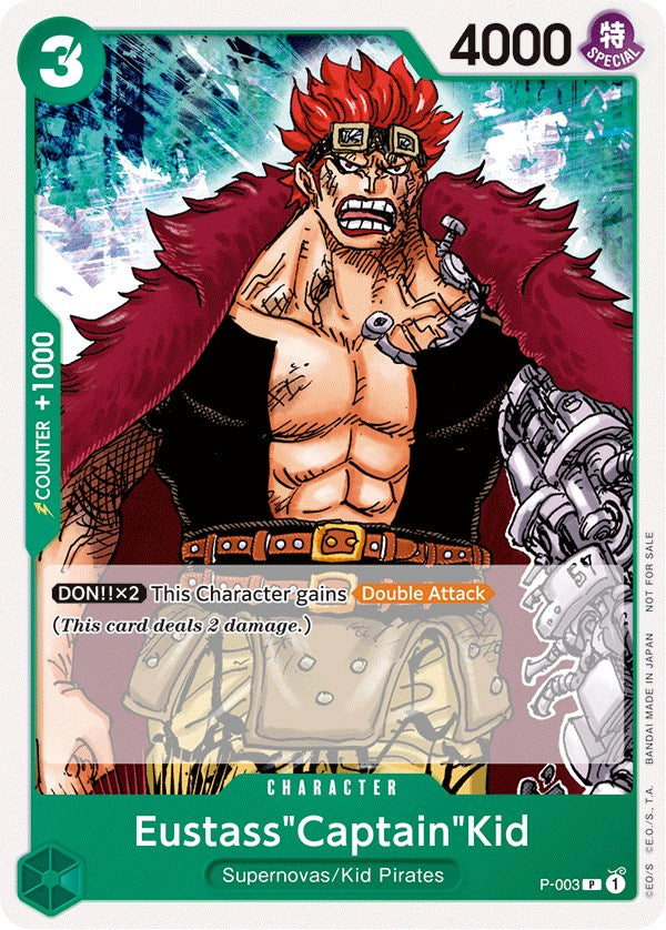 Eustass"Captain"Kid (Promotion Pack 2022) [One Piece Promotion Cards] | Shuffle n Cut Hobbies & Games