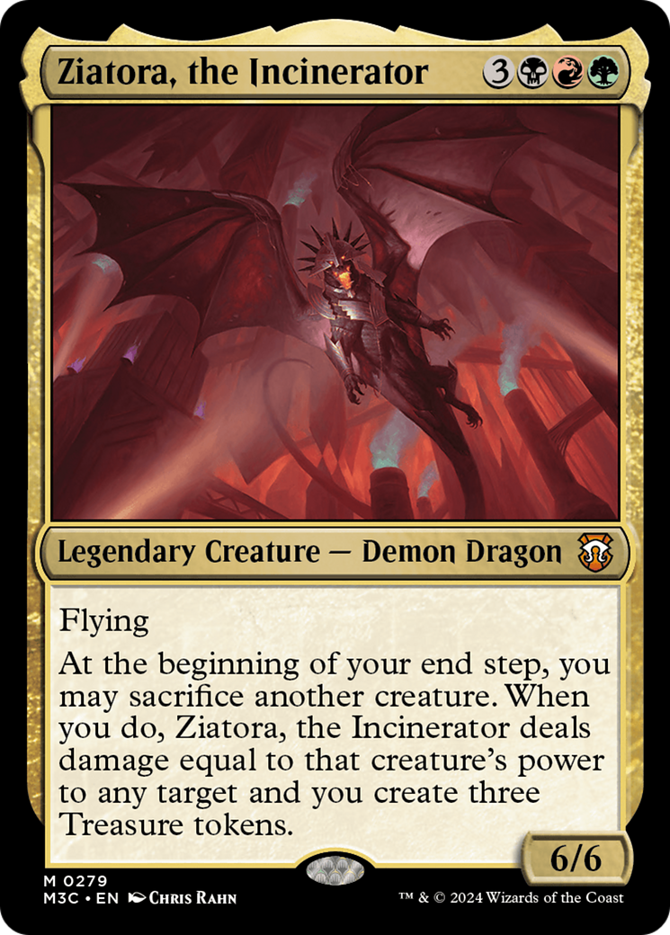 Ziatora, the Incinerator (Ripple Foil) [Modern Horizons 3 Commander] | Shuffle n Cut Hobbies & Games