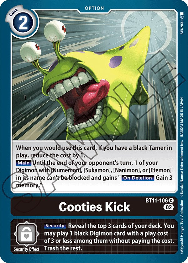 Cooties Kick [BT11-106] [Dimensional Phase] | Shuffle n Cut Hobbies & Games