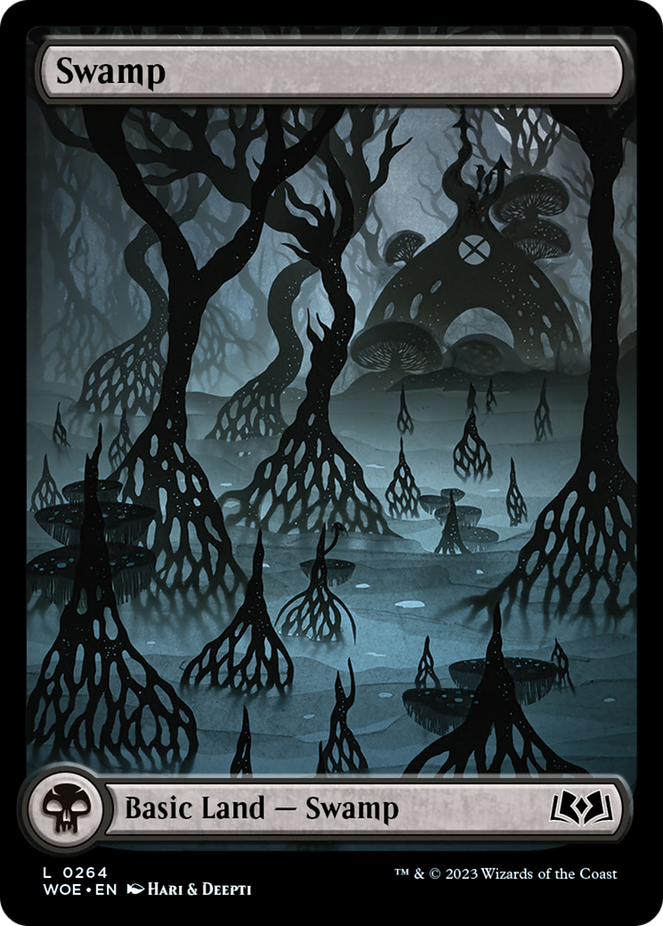 Swamp (264) (Full-Art) [Wilds of Eldraine] | Shuffle n Cut Hobbies & Games