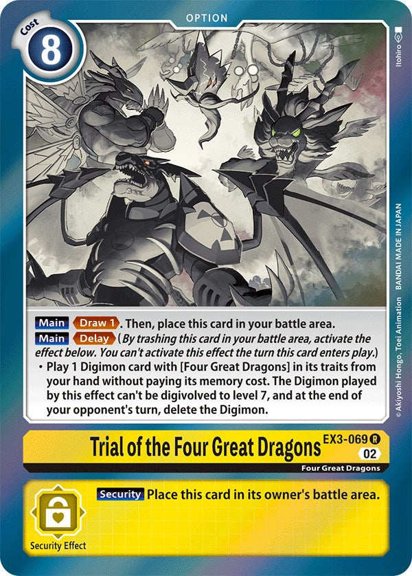 Trial of the Four Great Dragons [EX3-069] [Draconic Roar] | Shuffle n Cut Hobbies & Games