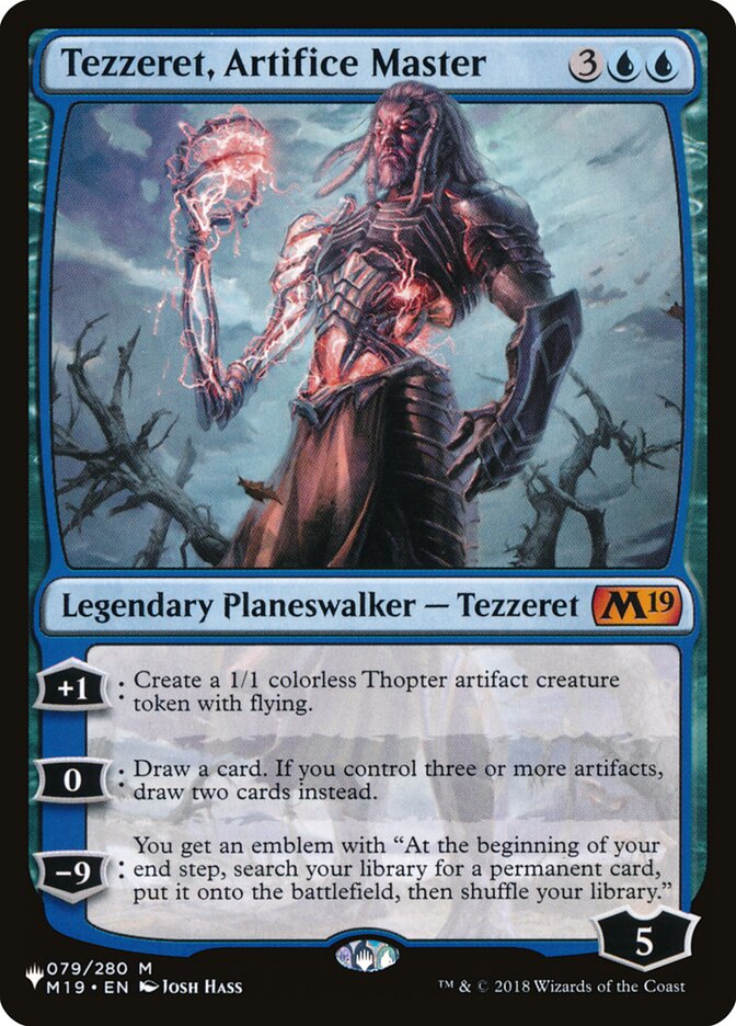 Tezzeret, Artifice Master [The List] | Shuffle n Cut Hobbies & Games