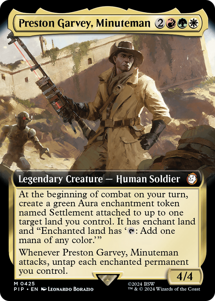 Preston Garvey, Minuteman (Extended Art) [Fallout] | Shuffle n Cut Hobbies & Games