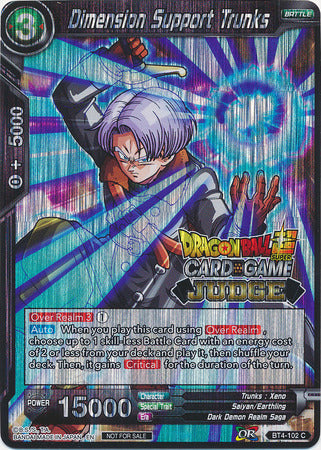 Dimension Support Trunks (BT4-102) [Judge Promotion Cards] | Shuffle n Cut Hobbies & Games