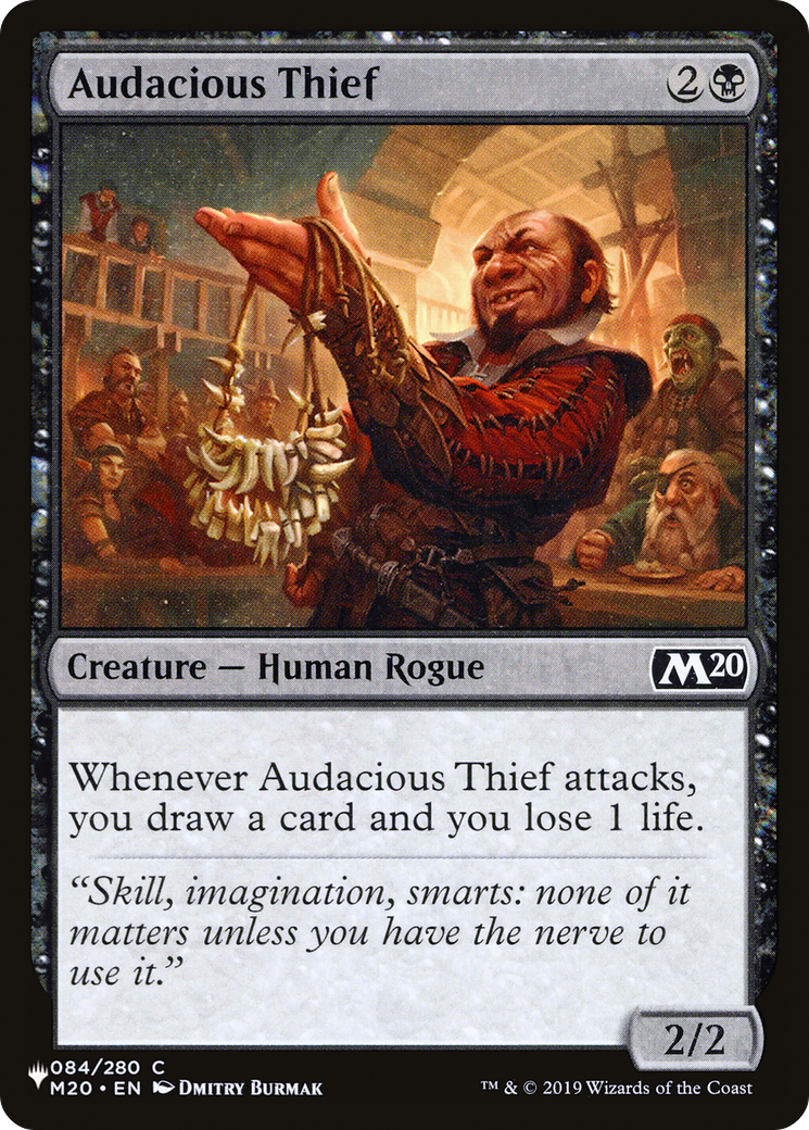 Audacious Thief [The List] | Shuffle n Cut Hobbies & Games