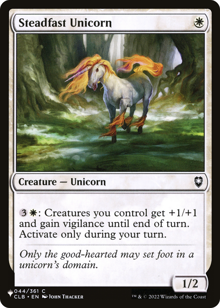 Steadfast Unicorn [The List] | Shuffle n Cut Hobbies & Games