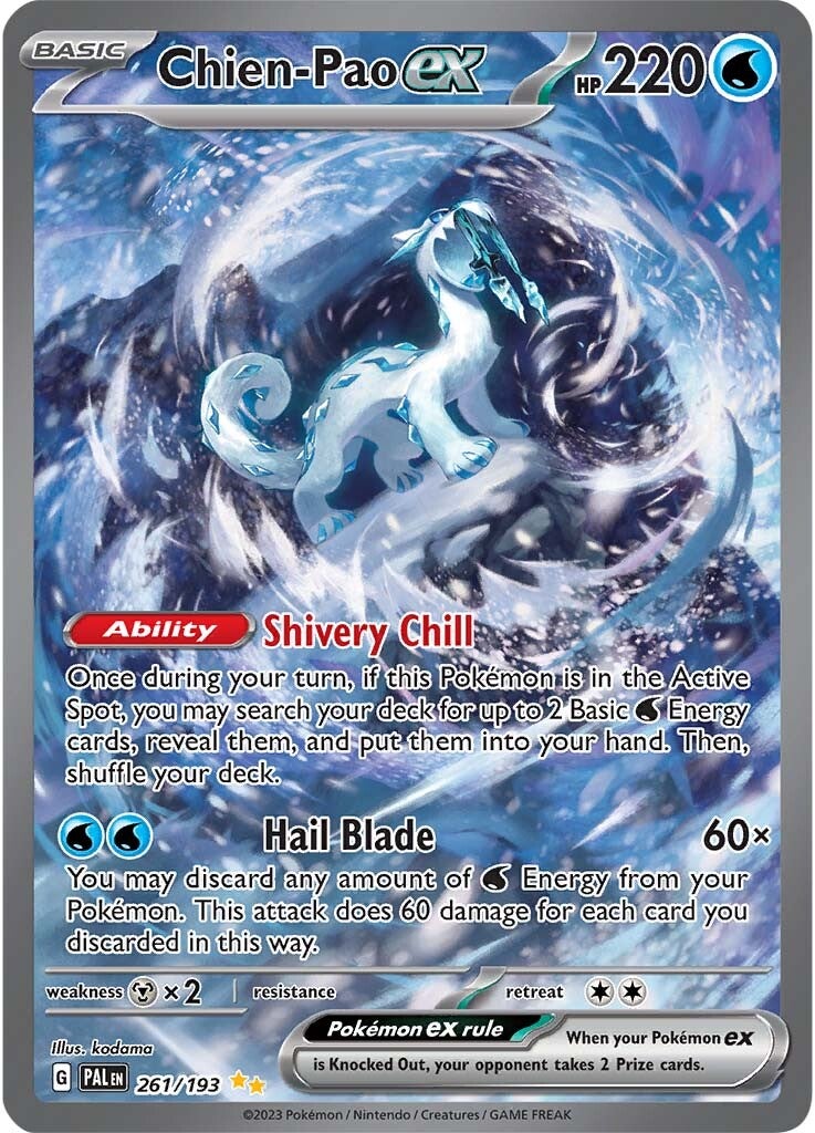 Chien-Pao ex (261/193) [Scarlet & Violet: Paldea Evolved] | Shuffle n Cut Hobbies & Games