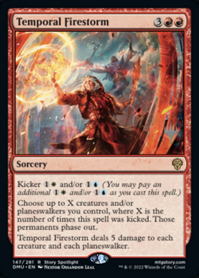 Temporal Firestorm (Promo Pack) [Dominaria United Promos] | Shuffle n Cut Hobbies & Games