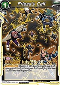 Frieza's Call (OTAKON 2019) (BT1-109_PR) [Promotion Cards] | Shuffle n Cut Hobbies & Games