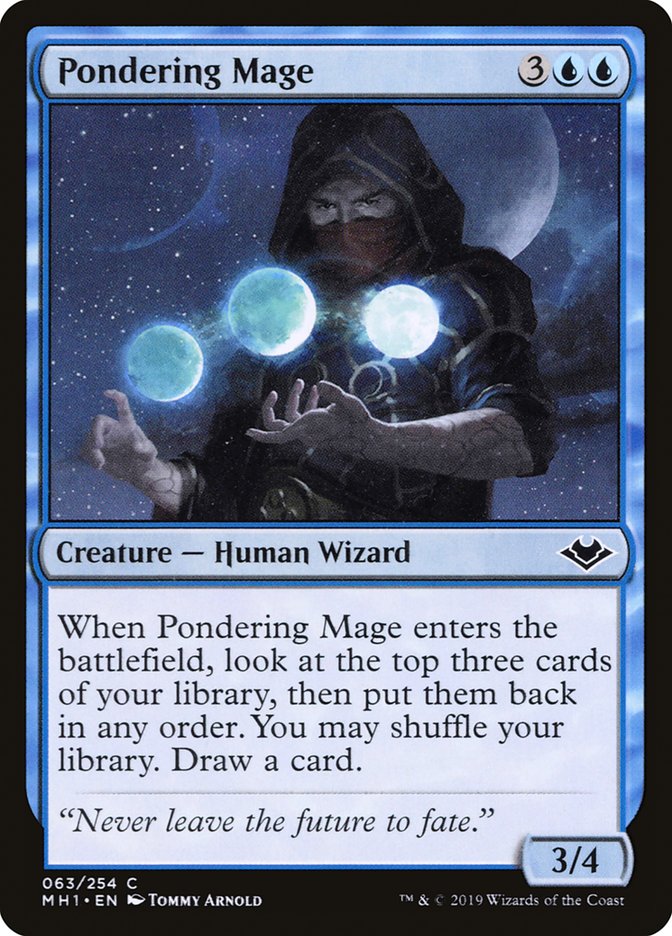 Pondering Mage [Modern Horizons] | Shuffle n Cut Hobbies & Games