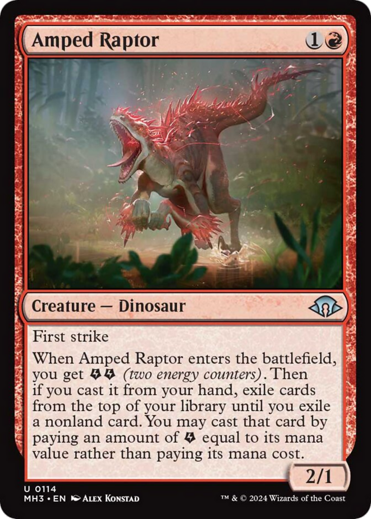 Amped Raptor [Modern Horizons 3] | Shuffle n Cut Hobbies & Games